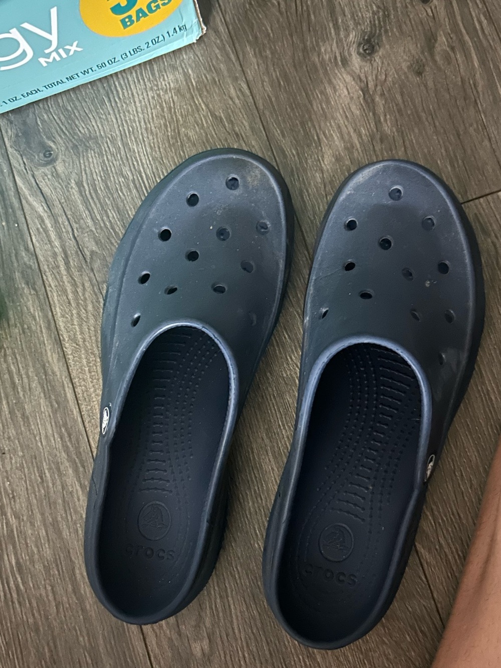 CROCS Black Classic Clog Slip-On Sandals
